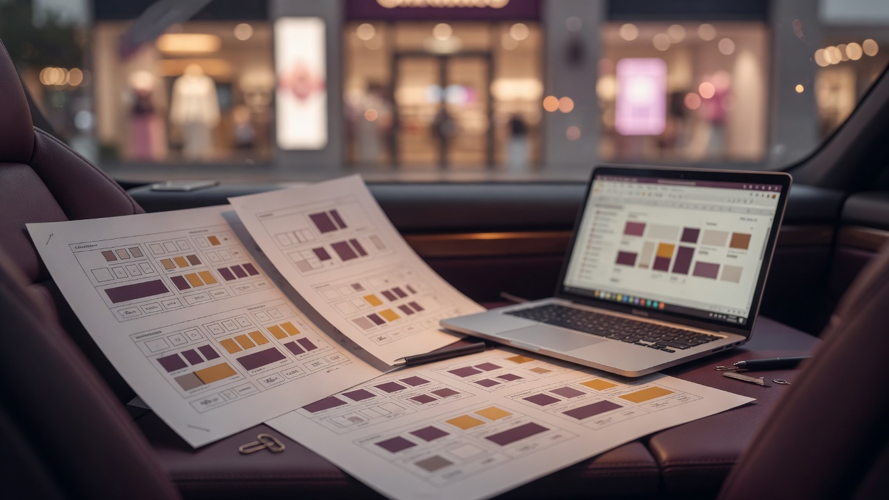 Working from the road with planograms